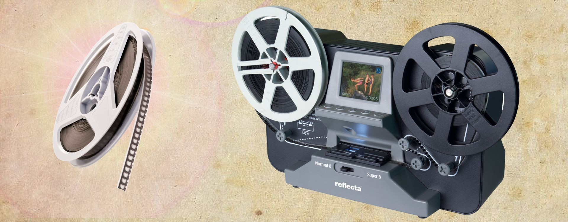Preserve analog treasures: Discover the reflecta Film Scanner for Super 8  and Normal 8 Films